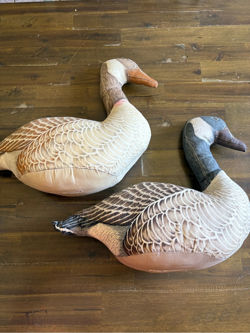 Canada Goose Stuffed Ducks Pillows Plush Decor Geese Set Grandma Cottage Granny